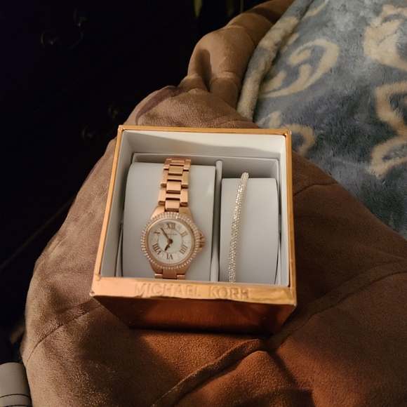 Michael Kors Rose Gold Watch with Bracelet main image 5